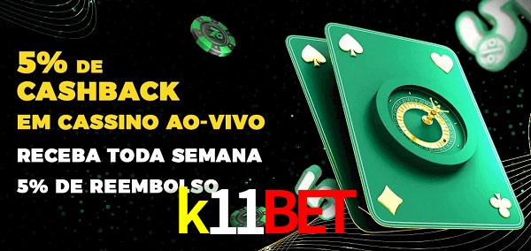 Promoções do cassino ao Vivo k11bet